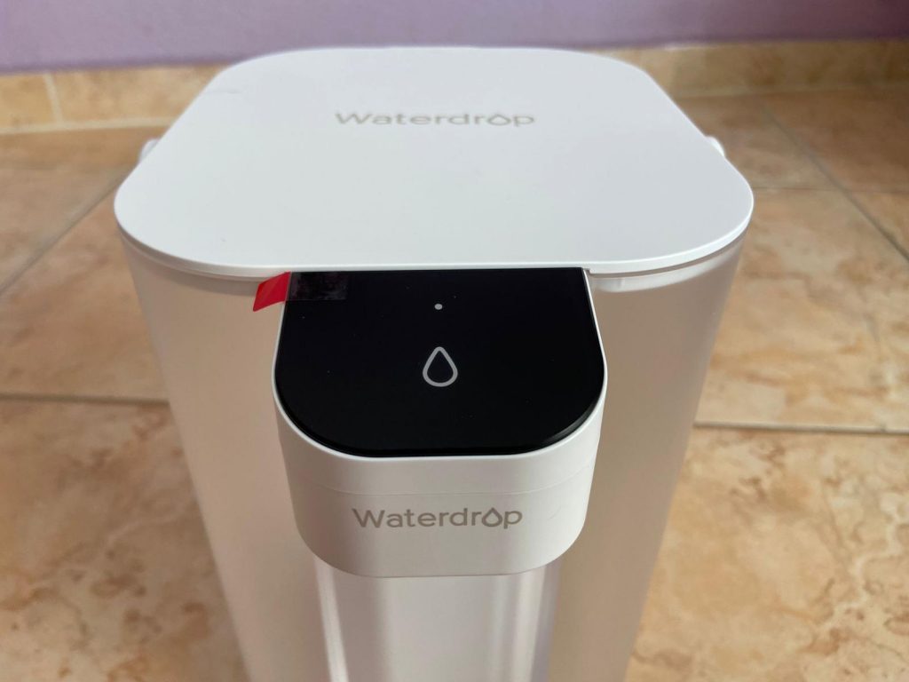 Bedienfeld des Waterdrop Instant Electric Wasserfilters