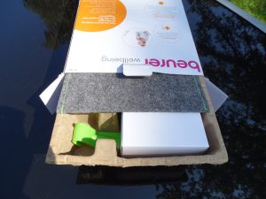 Beurer TL 30 Karton geöffnet