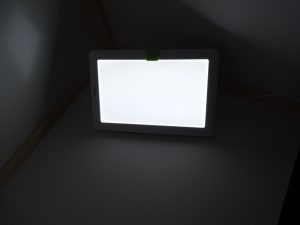 Beurer TL 30 Tageslichtlampe eingeschaltet