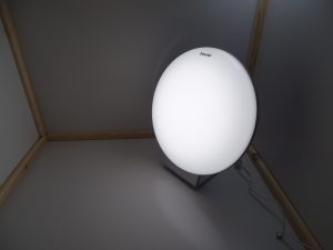 Beurer TL 50 Tageslichtlampe eingeschaltet