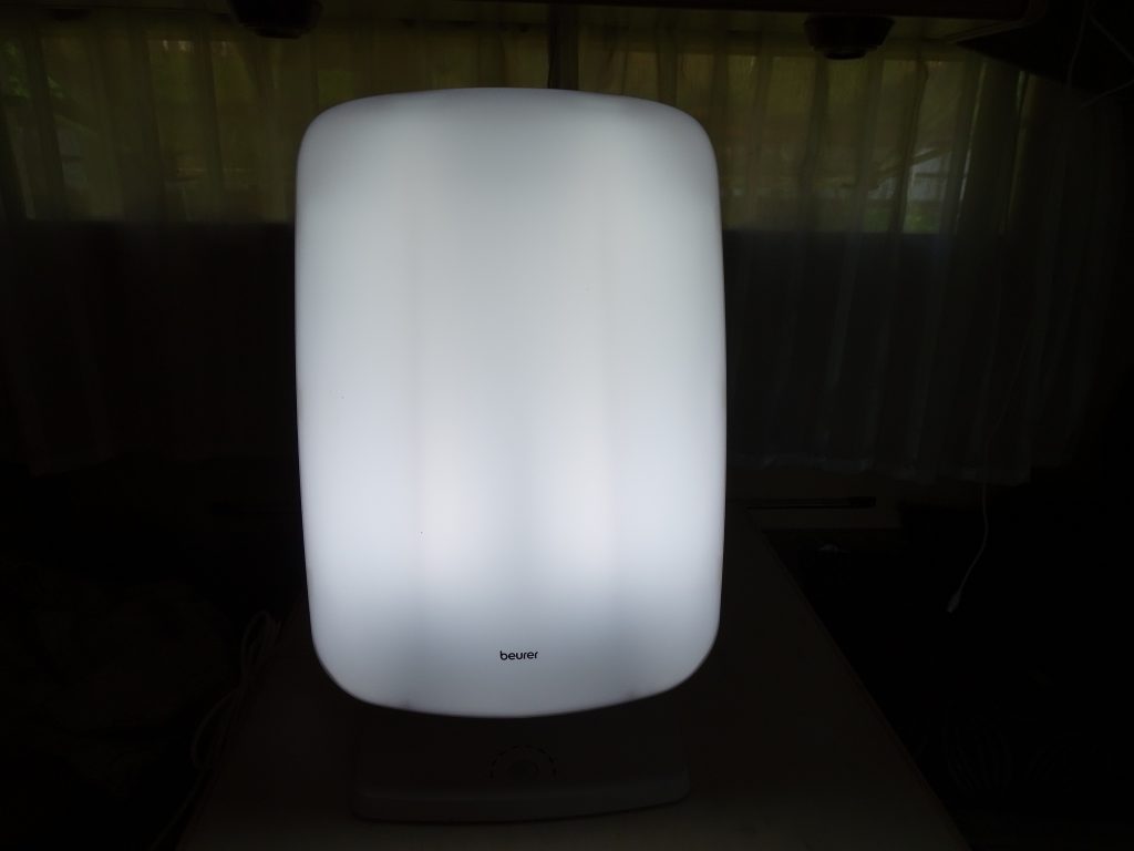 Beurer TL 90 Tageslichtlampe eingeschaltet