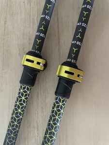 CAMP Backcountry Carbon 2.0 Wanderstöcke Nahaufnahme Klemmen von hinten