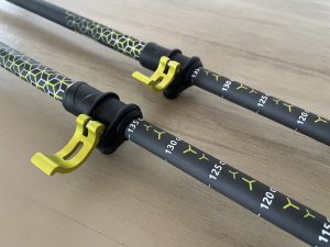 CAMP Backcountry Carbon 2.0 Wanderstöcke Nahaufnahme geöffnete Klemmen