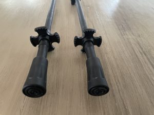 CAMP Backcountry Carbon 2.0 Wanderstöcke mit Schlammtellern und Schutzkappen