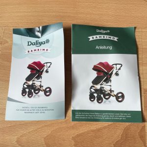 Daliya Bambino Kombikinderwagen Anleitung
