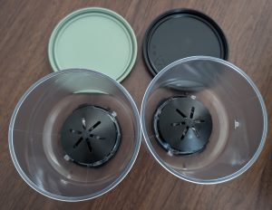 DeLonghi Rivelia EXAM441.55.GR Kaffeevollautomat Kaffeebohnenbehälter geöffnet