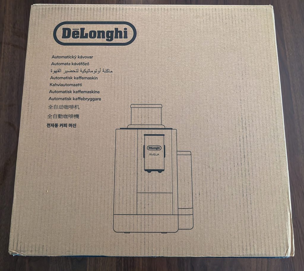 DeLonghi Rivelia EXAM441.55.GR Kaffeevollautomat Karton