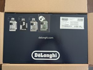 DeLonghi Rivelia EXAM441.55.GR Kaffeevollautomat Verpackung im Karton