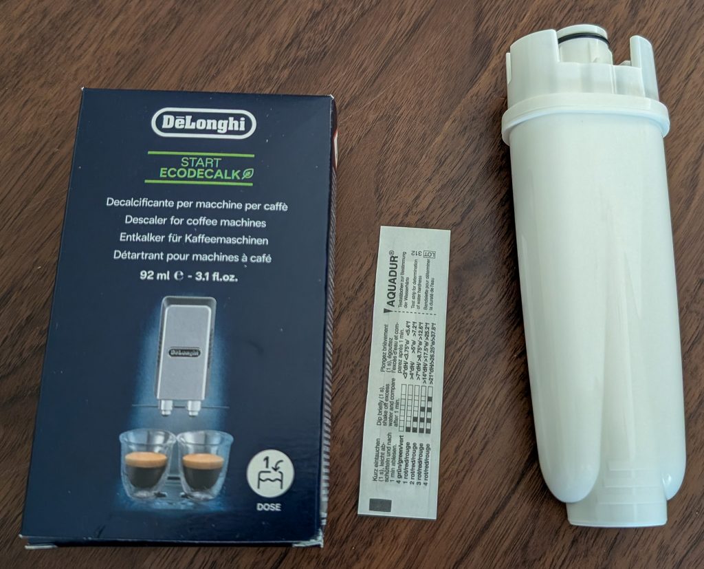 DeLonghi Rivelia EXAM441.55.GR Kaffeevollautomat Wasserfilter Entkalker
