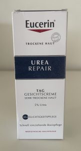 Eucerin Urea Repair Tag Gesichtscreme in der Verpackung von vorne