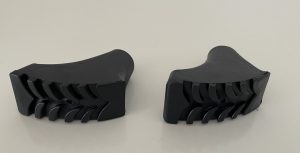 Glymnis TP-7501 Wanderstöcke Asphalt-Pads von unten