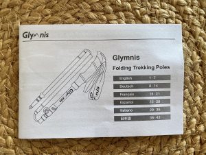 Glymnis TP-7501 Wanderstöcke Bedienungsanleitung