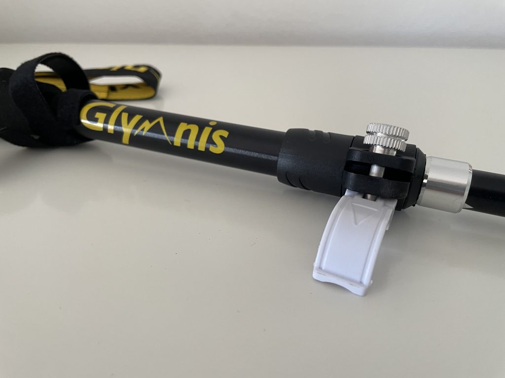 Glymnis TP-7501 Wanderstöcke Nahaufnahme Quicklock-System