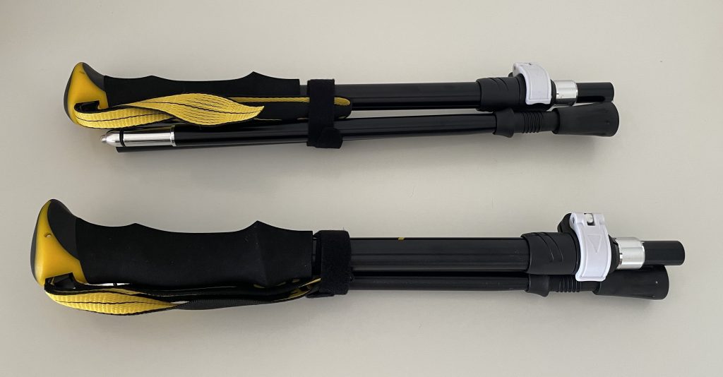 Glymnis TP-7501 Wanderstöcke zusammengefaltet