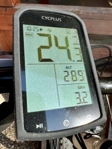 CYCPLUS M1 Fahrradcomputer im Einsatz