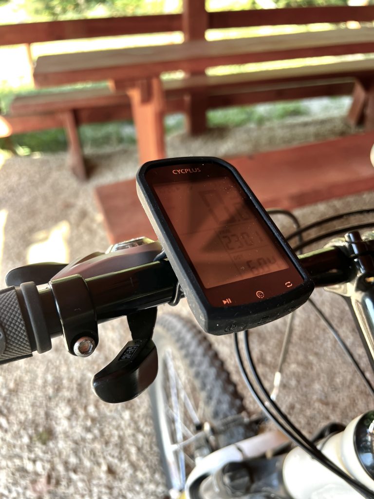 CYCPLUS M1 Fahrradcomputer im Einsatz