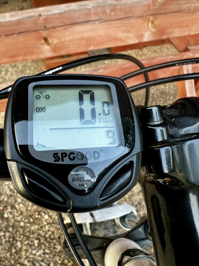 SPGOOD 546C Fahrradcomputer im Einsatz