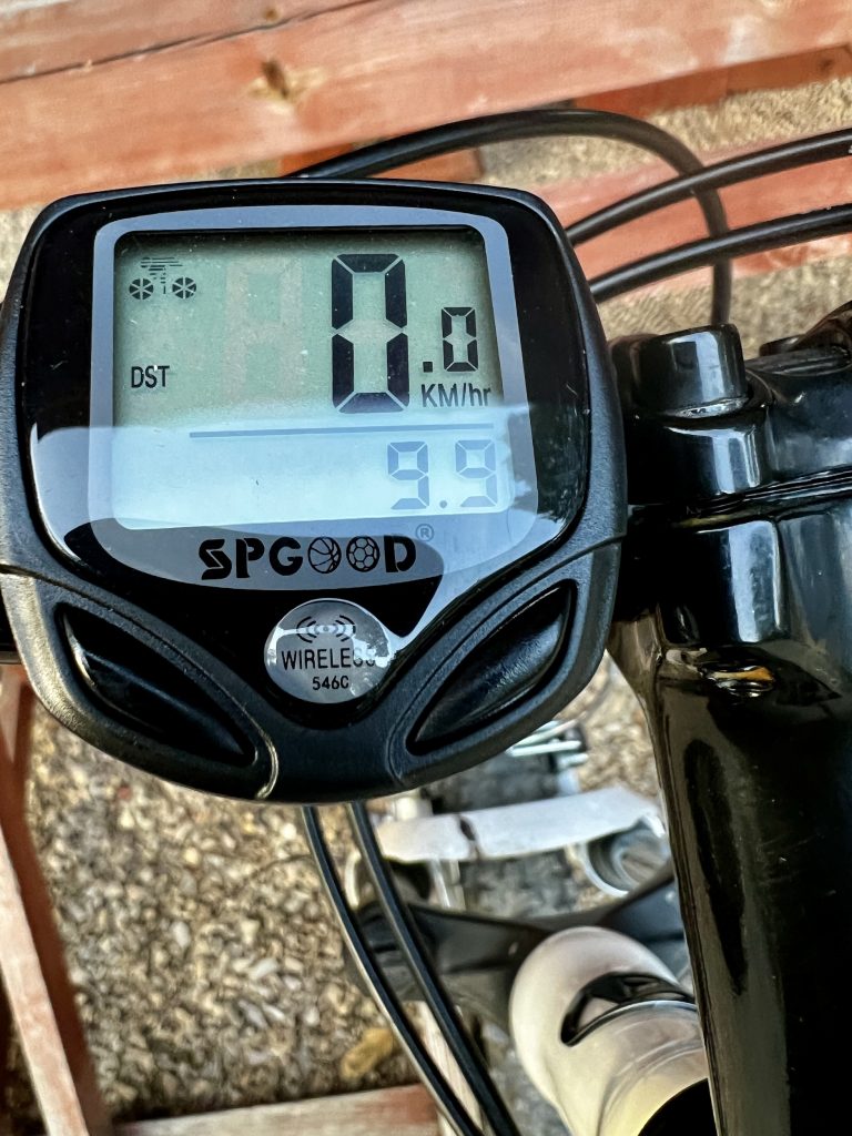 SPGOOD 546C Fahrradcomputer im Einsatz