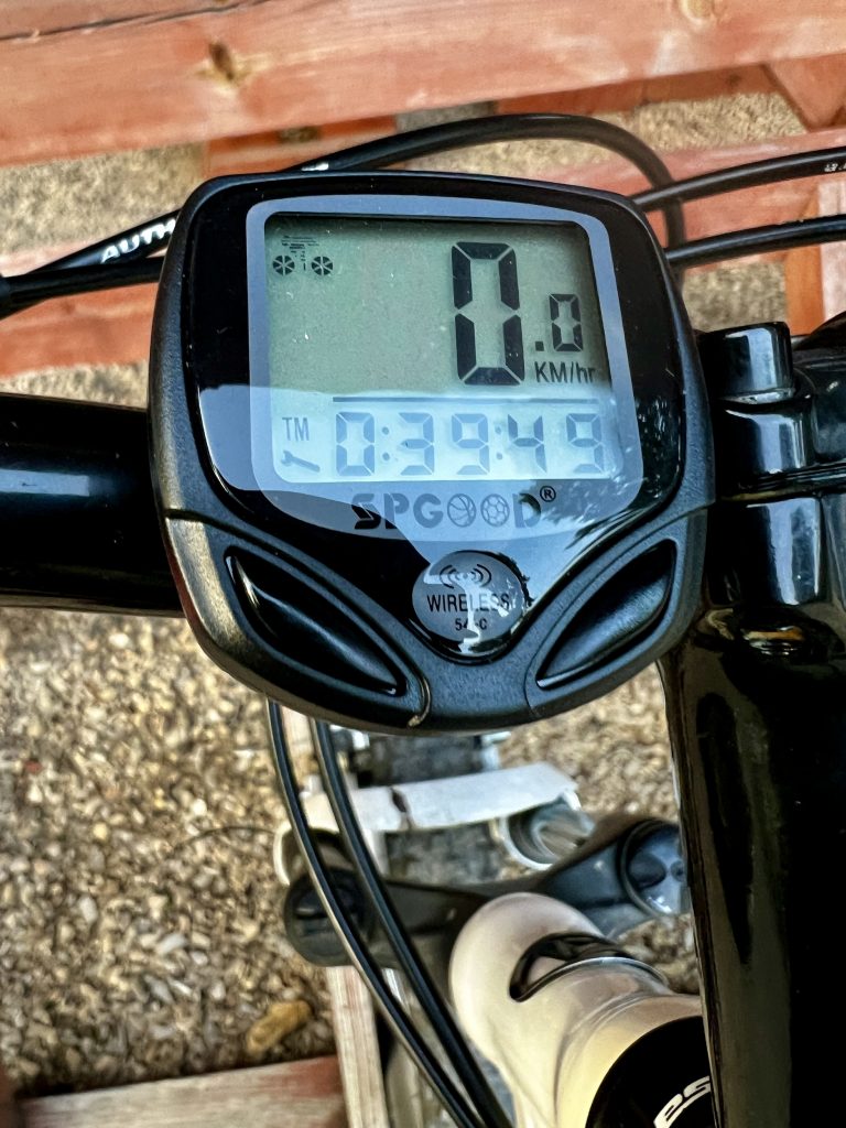 SPGOOD 546C Fahrradcomputer im Einsatz