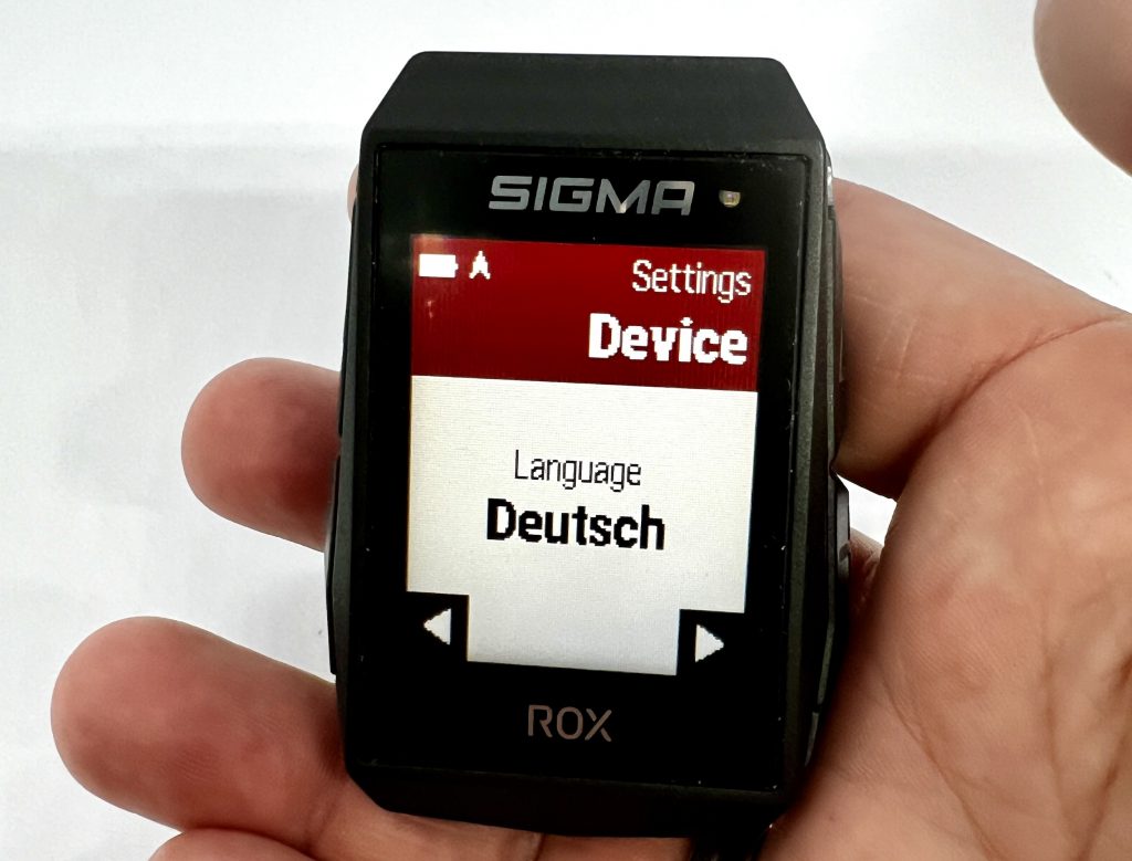 Sigma Sport ROX 11.1 Fahrradcomputer Einstellungen