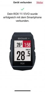 Sigma Sport ROX 11.1 Fahrradcomputer Einstellungen
