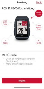 Sigma Sport ROX 11.1 Fahrradcomputer Sigma Ride App