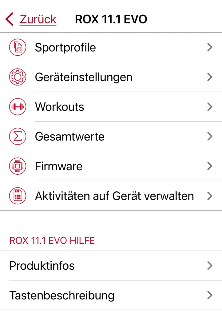Sigma Sport ROX 11.1 Fahrradcomputer Sigma Ride App