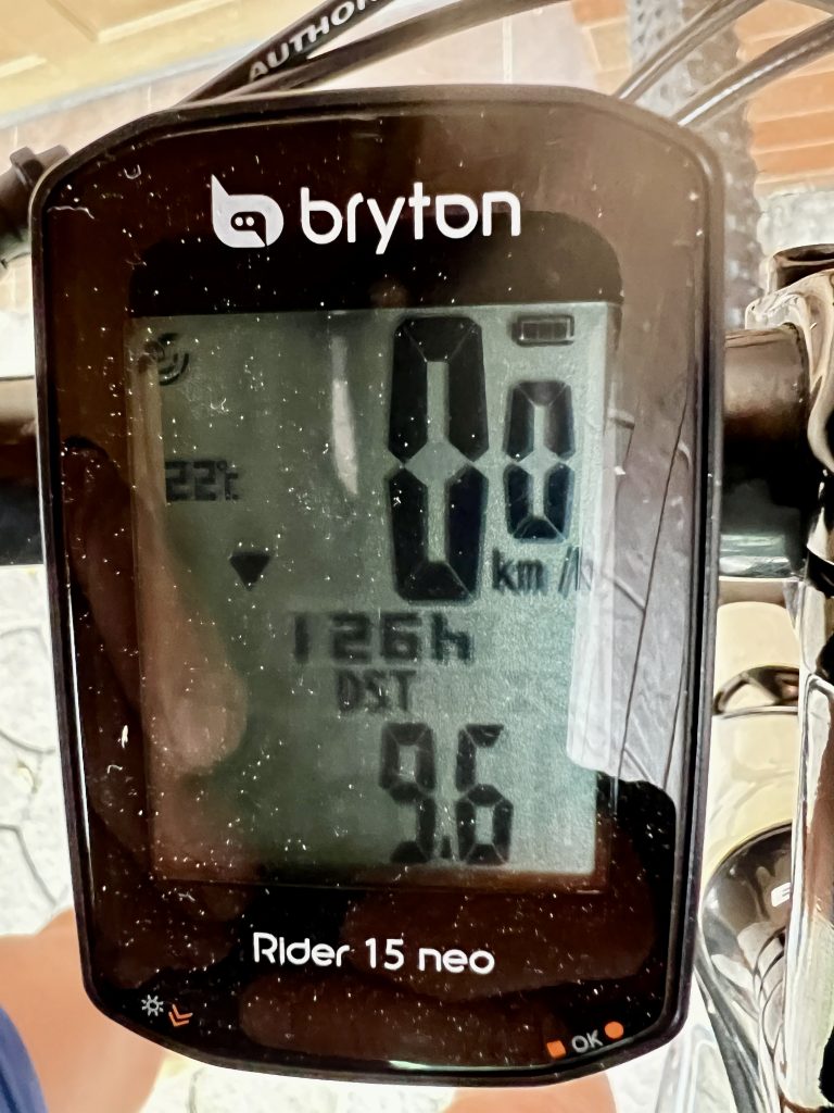 Bryton Rider 15 neo Fahrradcomputer im Einsatz