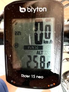 Bryton Rider 15 neo Fahrradcomputer im Einsatz