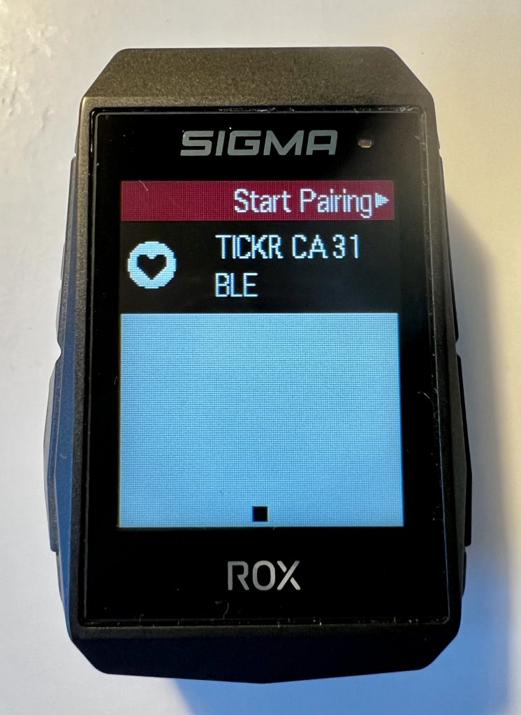 Sigma ROX 11.1 Evo Fahrradcomputer Sensorensuchee
