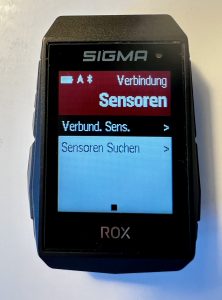 Sigma ROX 11.1 Evo Fahrradcomputer Pairing