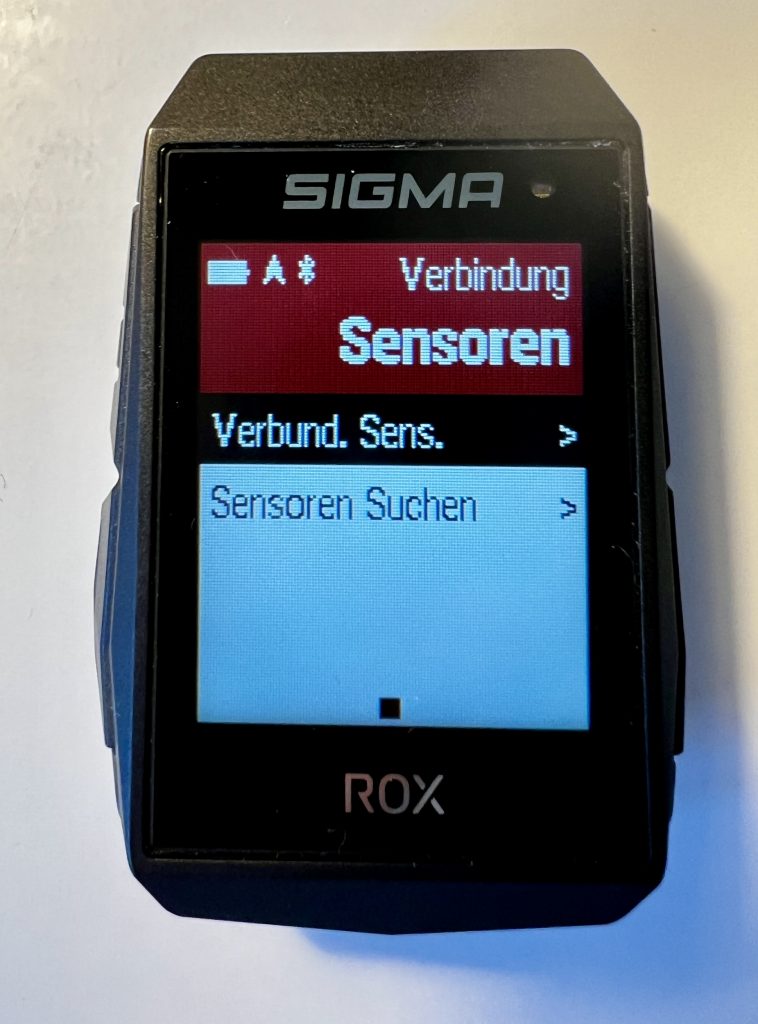 Sigma ROX 11.1 Evo Fahrradcomputer Pairing