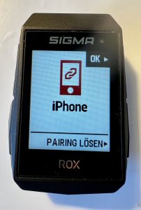 Sigma ROX 11.1 Evo Fahrradcomputer Pairing