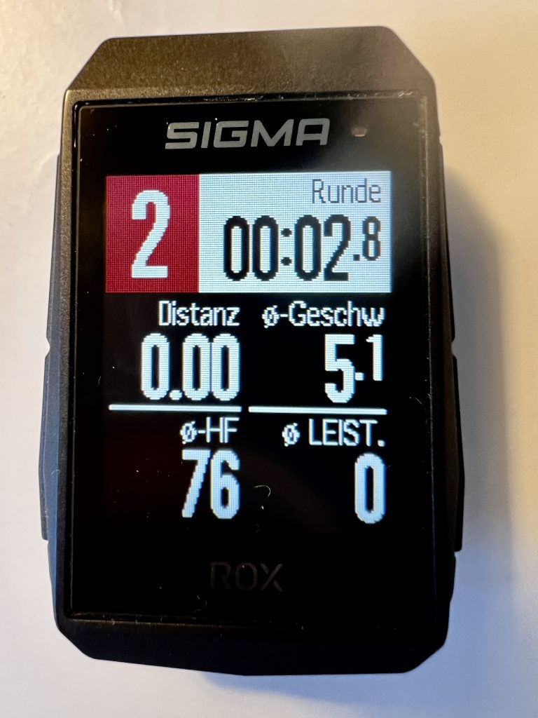 Sigma ROX 11.1 Evo Fahrradcomputer Herzfrequenzmessung