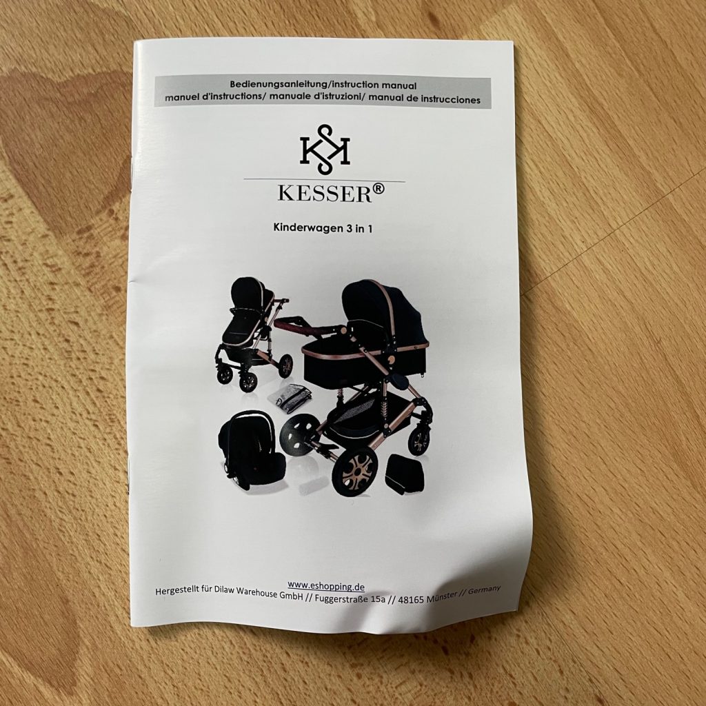 KESSER® Loops 3 in 1 Kinderwagen Anleitung