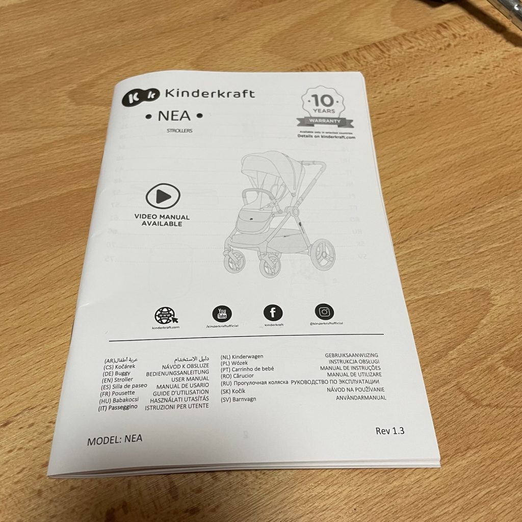 Kinderkraft NEA 2-in-1 Buggy Anleitung