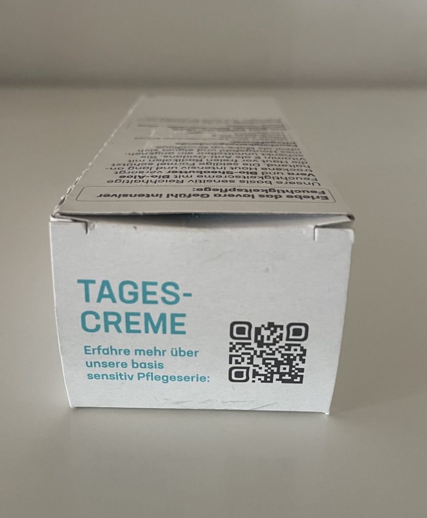 Lavera Naturkosmetik Basis Sensitiv Reichhaltige Feuchtigkeitscreme Verpackung von oben