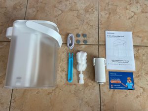 Lieferumfang des Waterdrop Instant Electric Wasserfilters