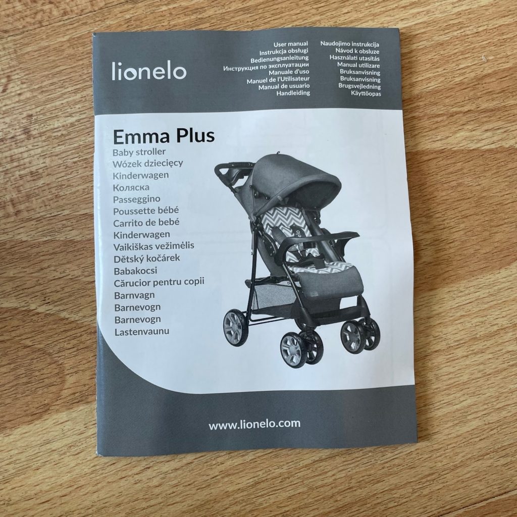 Lionelo Emma Plus Kinderwagen Anleitung