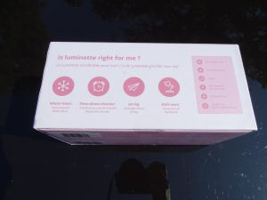 Luminette 3 Tageslichtbrille Verpackung Seite