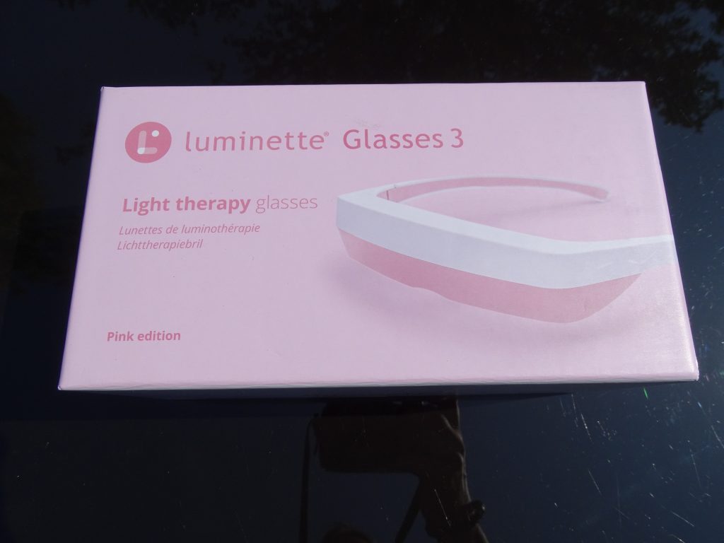 Luminette 3 Tageslichtbrille Verpackung Vorderseite