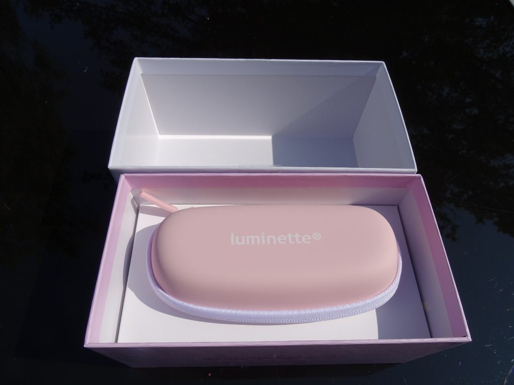 Luminette 3 Tageslichtbrille Verpackung geöffnet