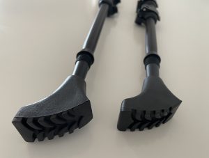 NORDMUT® Wanderstöcke mit Geländeschuhen