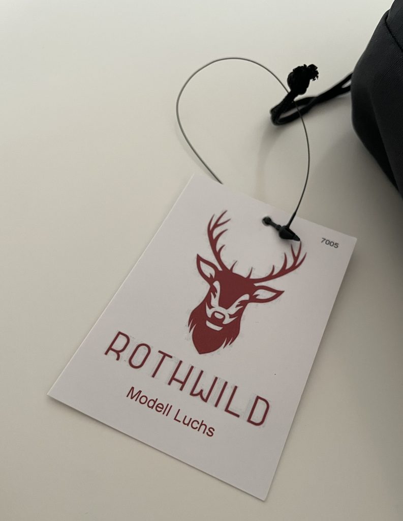 Rothwild Modell Luchs Wanderstöcke Wanderstöcke Produktanhänger von vorne