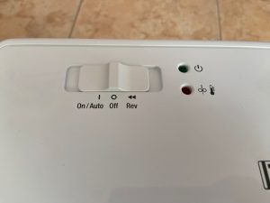 Schieberegler des Peach PS500-15 Aktenvernichters