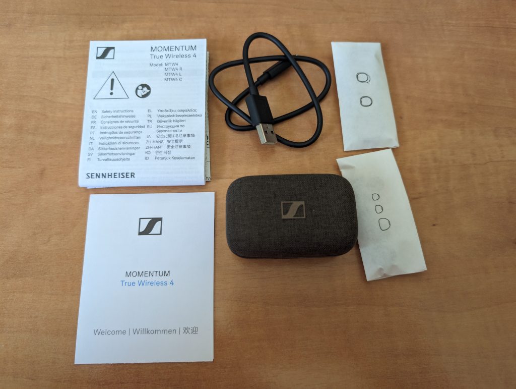 Sennheiser Momentum True Wireless 4 In-Ear-Kopfhörer Lieferumfang