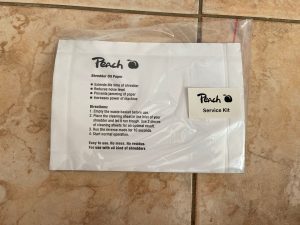 Service-Kit des Peach PS500-15 Aktenvernichters