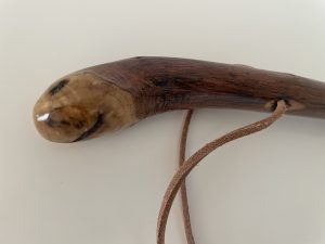 Stock-Fachmann ‎2726-086 Naturwurzel-Wanderstock Nahaufnahme Griff