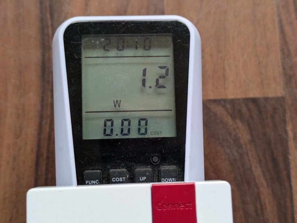Stromverbrauch des AVM FRITZ! 600 WLAN-Repeaters