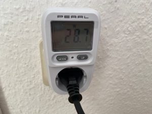 Stromverbrauch des Peach PS500-15 Aktenvernichters